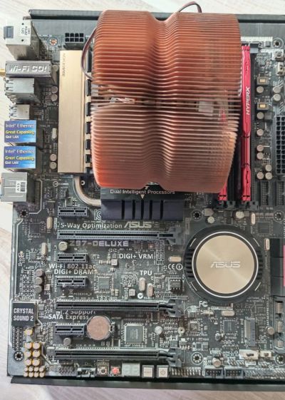 Лот: 19029154. Фото: 1. Мат.Плата Asus Z97-Deluxe+Xeon... Материнские платы