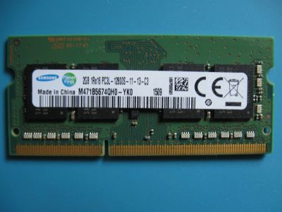 Лот: 19180345. Фото: 1. Samsung SO-DIMM 2GB DDR3L 1600MHz... Оперативная память
