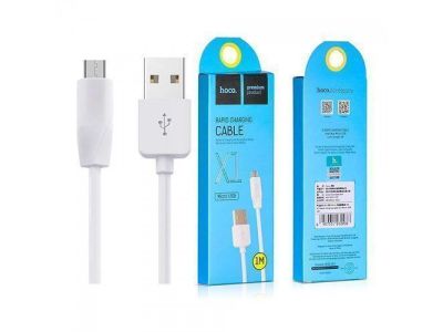 Лот: 15606330. Фото: 1. Кабель Hoco X1 USB Type A - microUSB... Дата-кабели, переходники