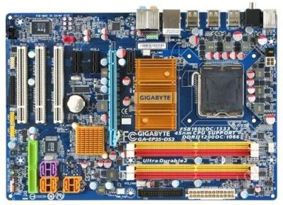 Лот: 2366452. Фото: 1. Материнская плата Gigabyte EP35-DS3. Материнские платы