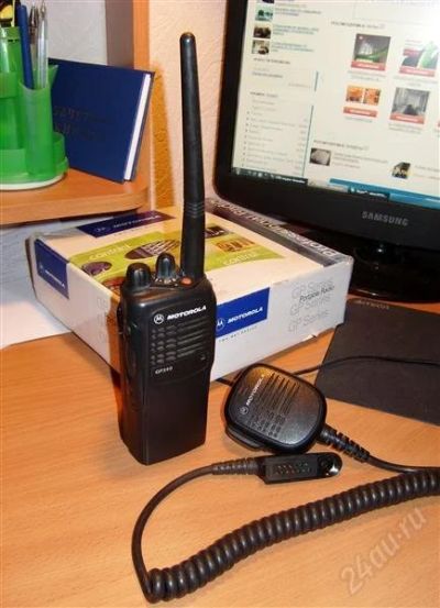 Лот: 2204950. Фото: 1. Радиостанция Motorola GP340. Рации, радиостанции