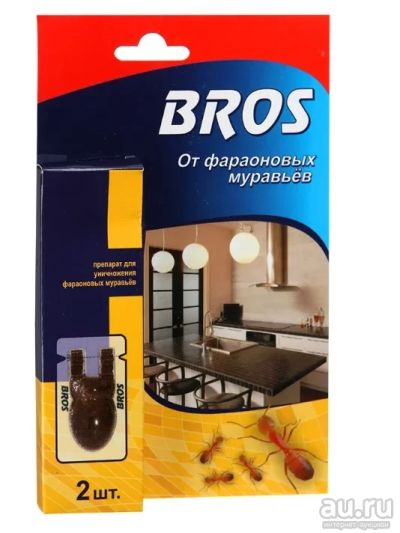 Лот: 15280455. Фото: 1. Приманка BROS средство от фараоновых... Средства от насекомых и грызунов