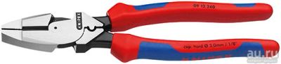 Лот: 8595075. Фото: 1. Плоскогубцы 240 мм (черн) Knipex... Ручной инструмент