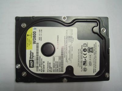 Лот: 3247325. Фото: 1. Винчестер WD 800 80 GB. Жёсткие диски (HDD)