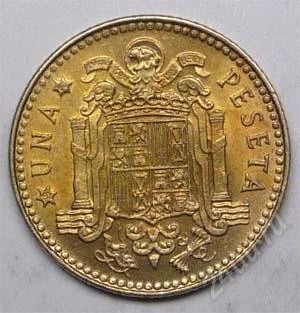 Лот: 1438376. Фото: 1. Испания. 1 песета 1975г. Европа