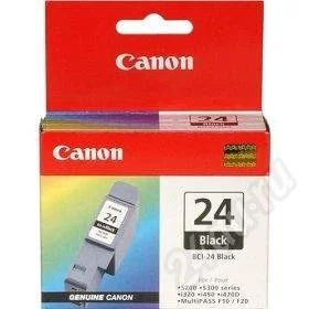 Лот: 728288. Фото: 1. Картридж Canon BCI-24 black. Картриджи, расходные материалы