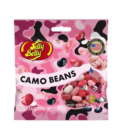 Лот: 8496977. Фото: 1. Jelly Belly Pink Camo Bean. Другое (кондитерские изделия, конфеты)