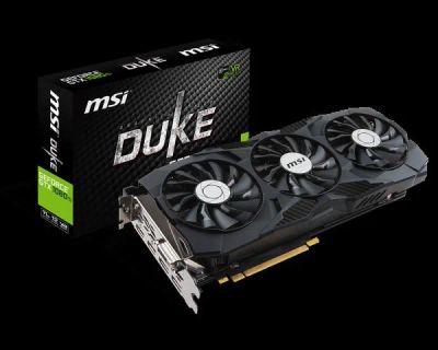 Лот: 11257606. Фото: 1. MSI DUKE Geforce GTX 1080Ti. Видеокарты