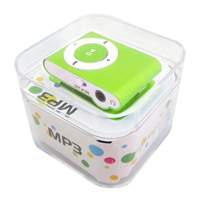 Лот: 7366322. Фото: 1. MP3 player плеер зелёный в коробочке. Плееры