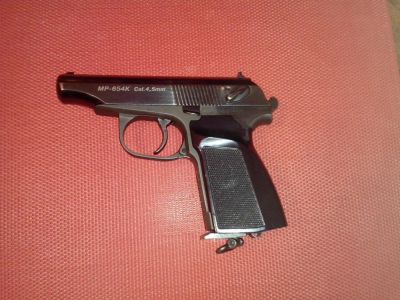 Лот: 5120616. Фото: 1. Пневматический пистолет МР 654К. Пневматическое оружие