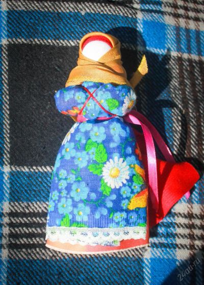 Лот: 5705441. Фото: 1. обереговая кукла "Материнство-беременность... Талисманы, амулеты, предметы для магии