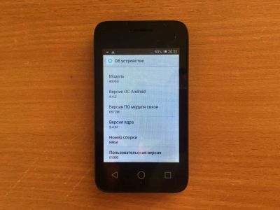 Лот: 11354875. Фото: 1. Смартфон Alcatel PIXI 3 4009D... Смартфоны
