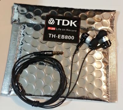 Лот: 1744373. Фото: 1. TDK TH-EB800 - удобные наушники-вкладыши... Наушники, гарнитуры