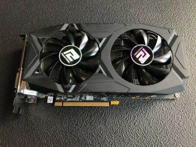 Лот: 19830128. Фото: 1. Видеокарта RX 580 4GB PowerColor... Видеокарты