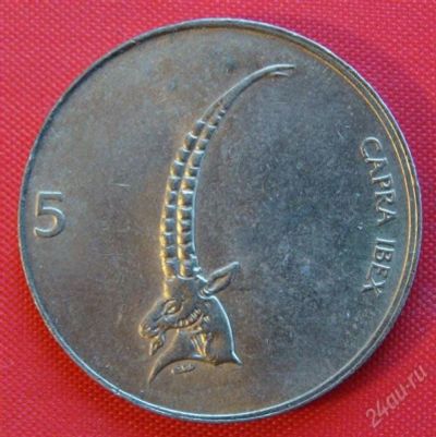 Лот: 1588648. Фото: 1. (№700-3/LZ) 5 толаров 1999 (Словения... Европа