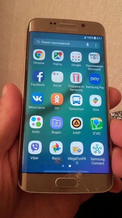 Лот: 10568724. Фото: 1. Samsung s 6 edge. Смартфоны