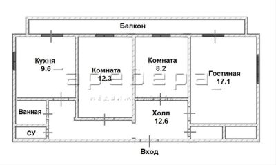 Лот: 13604869. Фото: 1. 3-комнатная квартира на ул. Тотмина... Квартиры, студии