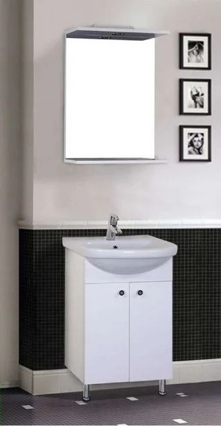 Лот: 7530995. Фото: 1. Тумба с раковиной и зеркало Стелла... Мебель для ванной комнаты