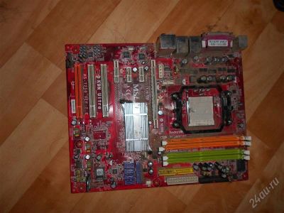 Лот: 2484347. Фото: 1. socket am2, материнская плата... Материнские платы