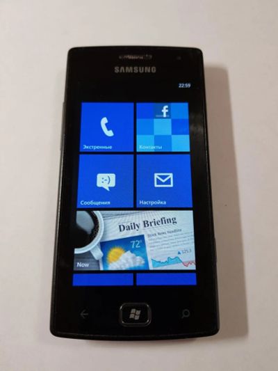 Лот: 10740760. Фото: 1. Samsung Omnia W GT-I8350. Смартфоны