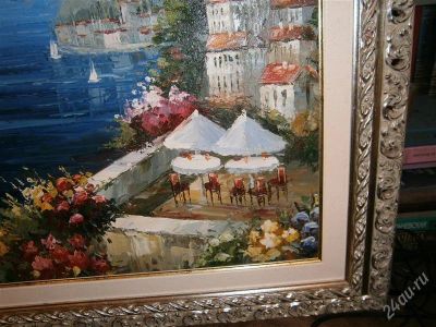 Лот: 1542067. Фото: 1. Картина "Среднеземноморье". Холсты чистые