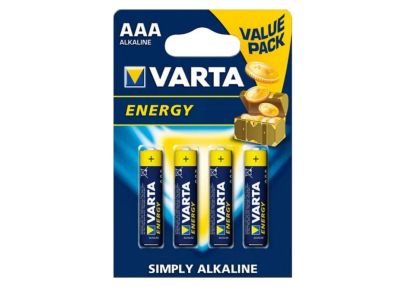 Лот: 19857074. Фото: 1. Батарейки ААА 4шт Varta Energy. Батарейки, аккумуляторы, элементы питания