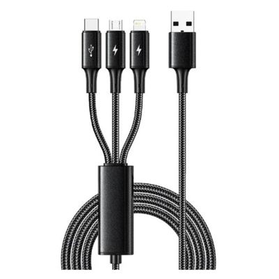 Лот: 24573945. Фото: 1. Кабель Rexant 3 в 1, USB/Type-С... Дата-кабели, переходники