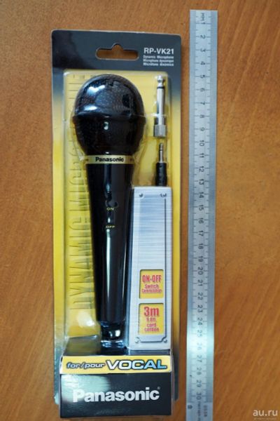 Лот: 17539613. Фото: 1. Микрофон Panasonic RP-VK21E-K... Микрофоны