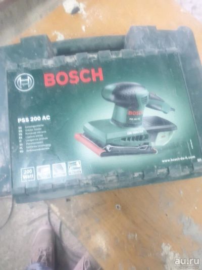 Лот: 13795636. Фото: 1. Шлифмашинка Bosch PSS 200 AC. Электроинструмент