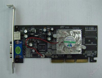 Лот: 1772739. Фото: 1. видеокарта NVidia GF FX5200 128... Видеокарты