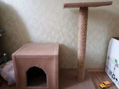 Лот: 17055805. Фото: 1. Домик для кошки. Домики, переноски, клетки, когтеточки