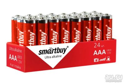 Лот: 18005745. Фото: 1. Батарейка Smartbuy LR03 AAA 4S... Батарейки, аккумуляторы, элементы питания