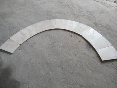 Лот: 16306909. Фото: 1. Облицовка арки из керамогранита. Кафель, гранит, интерьерный камень
