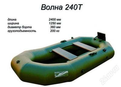 Лот: 642168. Фото: 1. ЛодкаВолна 240 Т под электромотор... Красноярск