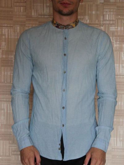 Лот: 4448337. Фото: 1. Рубашка Zara Slim Fit. Рубашки, водолазки