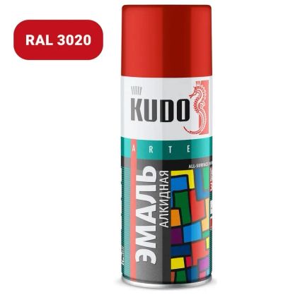 Лот: 25809644. Фото: 1. Краска Kudo 1003 красная RAL3020... Всё для покраски
