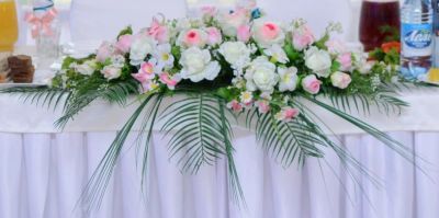 Лот: 10479906. Фото: 1. Украшение на свадебный стол. Искусственные и сувенирные цветы