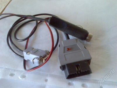 Лот: 526919. Фото: 1. Шнур OBD-II COM, с адаптером к... Другое (оснащение, оборудование, аксессуары)