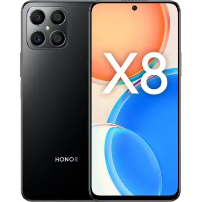 Лот: 22219963. Фото: 1. Смартфон HONOR X8 128GB Полночный... Смартфоны