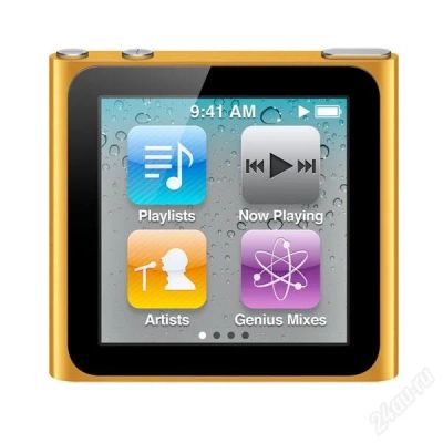 Лот: 2262145. Фото: 1. плеер Ipod nano 6 8GB Orange Новый... Плееры