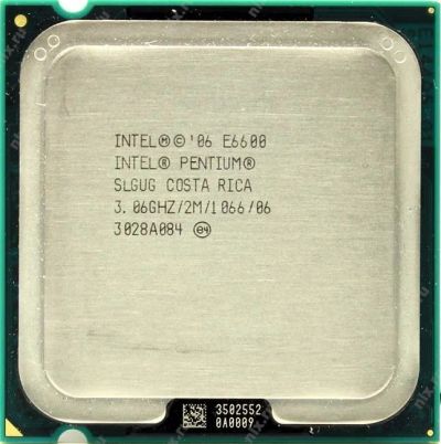 Лот: 11203125. Фото: 1. Процессор Intel Pentium E6600... Процессоры