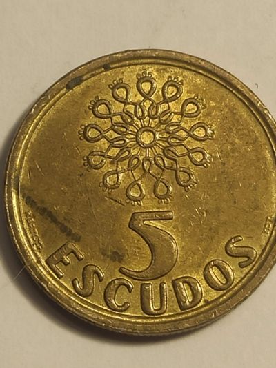 Лот: 25125747. Фото: 1. 5 эскудо 1998 г. Португалия. Европа