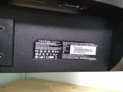 Лот: 12873676. Фото: 1. Монитор ЖК ViewSonic 20'. ЖК-мониторы