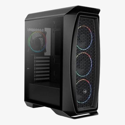 Лот: 17648776. Фото: 1. Корпус Aerocool Aero One Eclipse-G-BK-v1. Корпуса, блоки питания