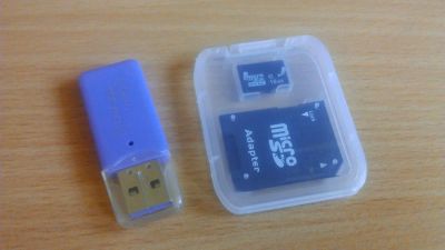 Лот: 7459672. Фото: 1. Микро-sd-карта 16 ГБ microsd мини-sd-карта... Карты памяти