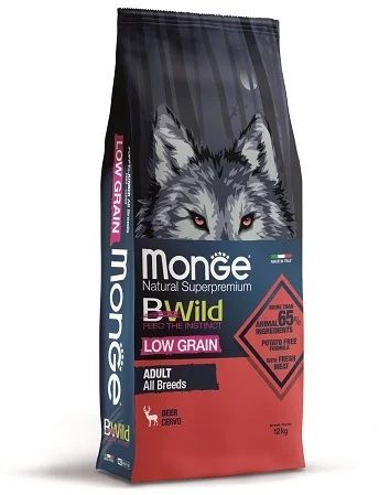 Лот: 18343706. Фото: 1. Monge (Монж) BWild Dog Low Grain... Корма