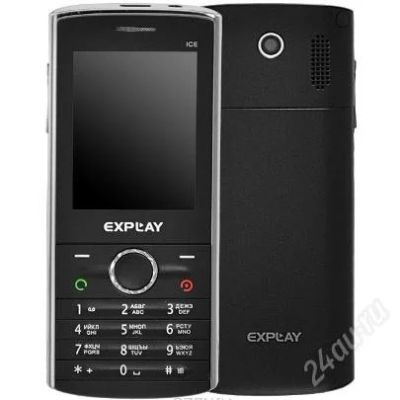 Лот: 2675001. Фото: 1. Телефон Explay ICE, черный - новый... Кнопочные мобильные телефоны