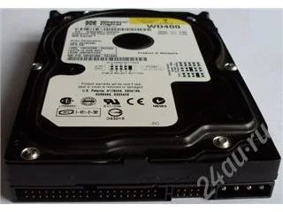 Лот: 111875. Фото: 1. Винчестер IDE 40 GB WD. Жёсткие диски (HDD)