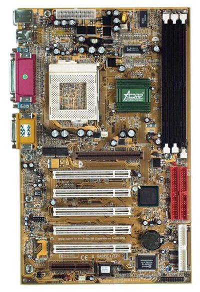 Лот: 7398116. Фото: 1. acorp 6a815e1/ep1 +проц p3 880гц... Компьютеры в сборе