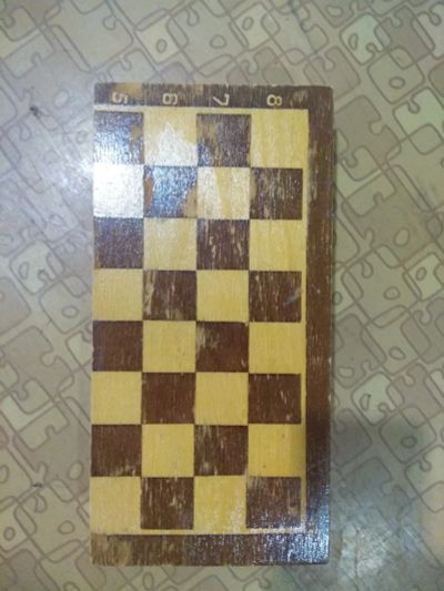 Лот: 17943786. Фото: 1. Доска шахматная. Шахматы, шашки, нарды